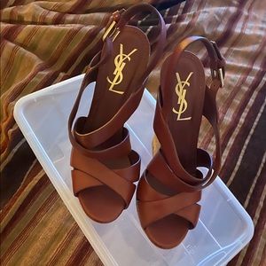 Brown Cognac Cork Wedges